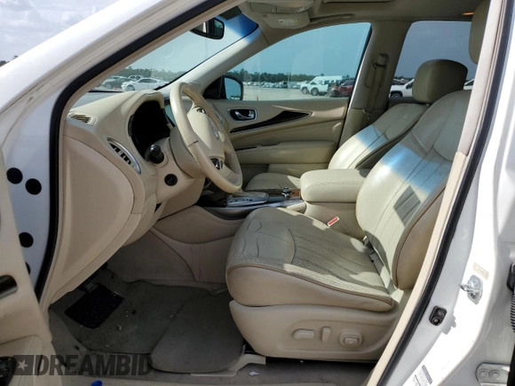 2013 Infiniti JX35 with VIN 5N1AL0MM2DC347984, listed as a Copart auction lot 61501144 with 151,128 mi miles and Salvage Title. Bid and sale history available at carsss.com. Image 7.