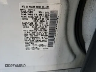2015 Infiniti QX70 with VIN JN8CS1MU6FM381563, listed as a Copart auction lot 45113595 with 199,694 mi miles and Salvage title. Bid and sale history available at DreamBid. Image 13.