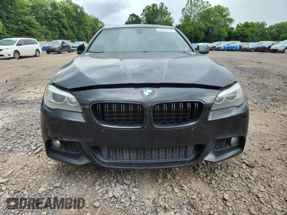 2013 BMW 5 Series 550i xDrive with VIN WBAFU9C55DDY72065, listed as a Copart auction lot 63023675 with 117,592 mi miles and Salvage title. Bid and sale history available at DreamBid. Image 5.