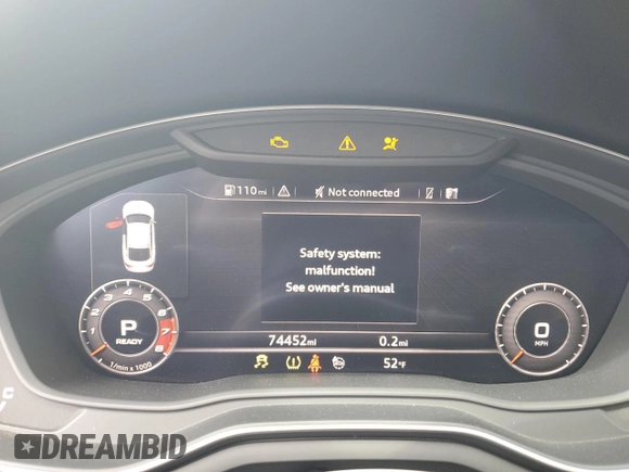 2019 Audi RS 5 Sportback z VIN WUABWCF57KA902186, wystawiony jako Copart lot #45460843 z przebiegiem 74 452 mil mil oraz . Historia ofert i sprzedaży dostępna na DreamBid. Obrazek 9.