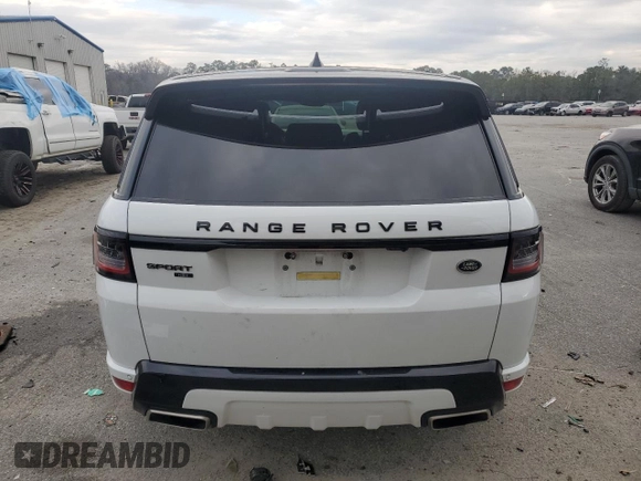 2022 Land Rover Range Rover Sport HST with VIN SALWS2RU3NA242121, listed as a Copart auction lot 46434655 with 23,073 mi miles and Salvage Title. Bid and sale history available at carsss.com. Image 6.