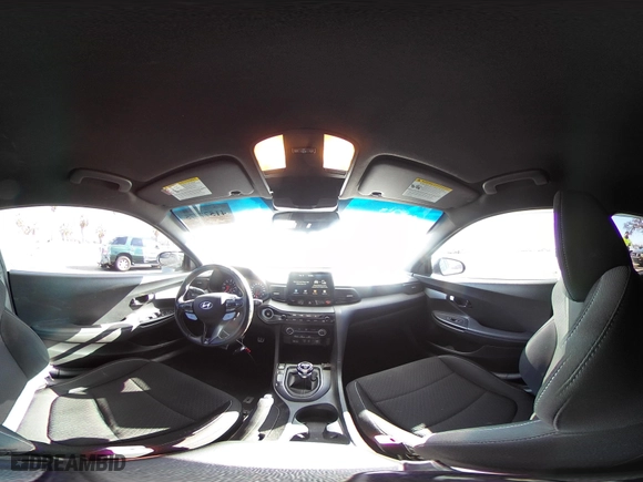 2019 Hyundai Veloster N with VIN KMHT36AH6KU001916, listed as a IAAI auction lot 41577775 with 77,471 mi miles. Bid and sale history available at carsss.com. Image 18.