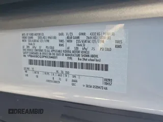 2023 Ford Transit Passenger XL с VIN 1FBAX9CG3PKC04601, выставлен на аукционе IAAI как лот 42667371 с пробегом 11 903 миль миль и . История ставок и продаж доступна на DreamBid. Изображение 42.