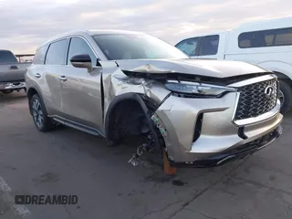 2024 Infiniti QX60 Luxe с VIN 5N1DL1FR0RC333083, выставлен на аукционе IAAI как лот 42067484 с пробегом 12 283 миль миль и . История ставок и продаж доступна на DreamBid. Изображение 1.