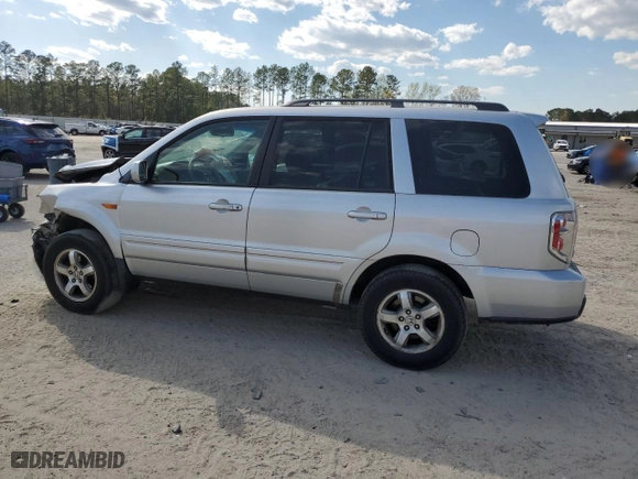 2006 Honda Pilot EX-L with RES with VIN 5FNYF28696B024099, listed as a Copart auction lot 50570925 with 0 mi miles and Salvage Title. Bid and sale history available at carsss.com. Image 2.