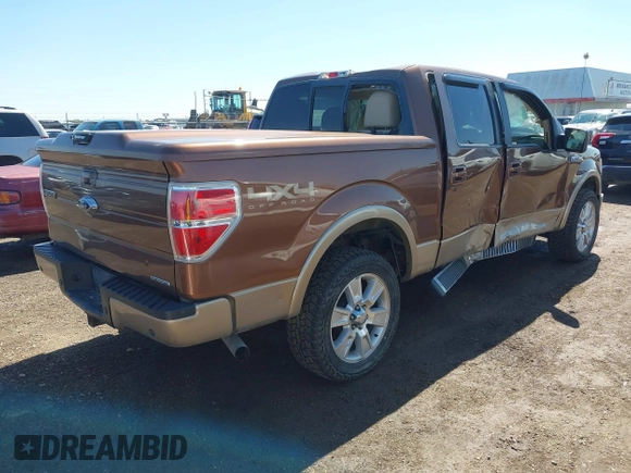 2011 Ford F-150 XL with VIN 1FTFW1EF5BFD28929, listed as a IAAI auction lot 41644770 with 152,550 mi miles. Bid and sale history available at carsss.com. Image 4.