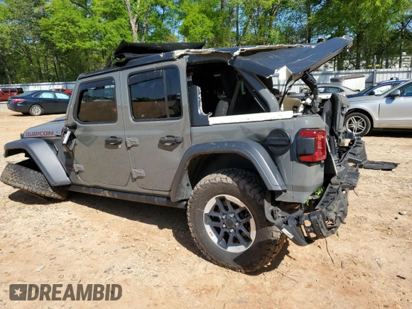 2019 Jeep Wrangler Unlimited Rubicon с VIN 1C4HJXFN9KW507281, выставлен на аукционе Copart как лот 52290005 с пробегом Не указан миль и Списание • Salvage title. История ставок и продаж доступна на DreamBid. Изображение 2.