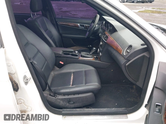 2013 Mercedes-Benz C 300 Sport with VIN WDDGF8AB5DR254208, listed as a IAAI auction lot 42514422 with 124,066 mi miles and . Bid and sale history available at DreamBid. Image 5.