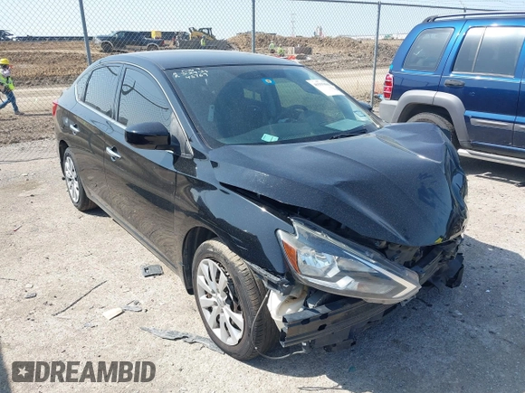 2017 Nissan Sentra S with VIN 3N1AB7AP4HY339108, listed as a IAAI auction lot 41919601 with 93,374 mi miles and . Bid and sale history available at carsss.com. Image 1.