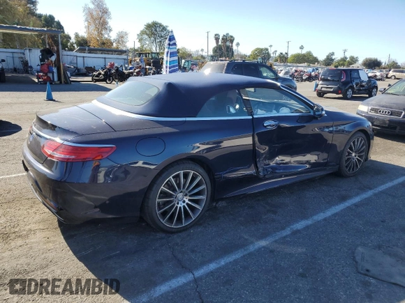 2017 Mercedes-Benz S 550 with VIN WDDXK8CB6HA024397, listed as a Copart auction lot 87514885 with 15,311 mi miles and Salvage Title. Bid and sale history available at DreamBid. Image 3.