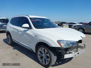 2017 BMW X3 sDrive28i with VIN 5UXWZ7C58H0U45810, listed as a IAAI auction lot 41968486 with 155,856 mi miles. Bid and sale history available at carsss.com. Image 1.