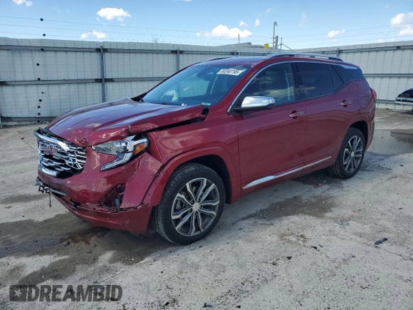 2018 GMC Terrain Denali with VIN 3GKALXEX1JL170791, listed as a Copart auction lot 50340795 with 31,993 mi miles and Salvage title. Bid and sale history available at DreamBid. Image 1.
