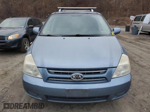 2007 Kia Sedona with VIN KNDMB133476135917, listed as a Copart auction lot 87117314 with 170,681 mi miles and Clean Title. Bid and sale history available at carsss.com. Image 5.