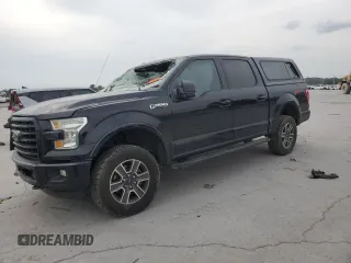 2016 Ford F-150 XLT with VIN 1FTEW1EFXGKF02911, listed as a Copart auction lot 57268625 with 114,794 mi miles and Salvage title. Bid and sale history available at DreamBid. Image 1.