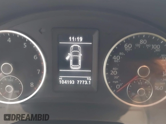 2016 Volkswagen Tiguan S with VIN WVGBV7AX0GW532236, listed as a IAAI auction lot 41610575 with 104,193 mi miles and . Bid and sale history available at DreamBid. Image 7.