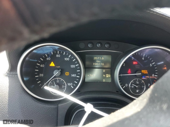 2008 Mercedes-Benz GL-Class 5.5L with VIN 4JGBF86E68A398910, listed as a Copart auction lot 51333115 with 190,276 mi miles and Salvage Title. Bid and sale history available at carsss.com. Image 9.