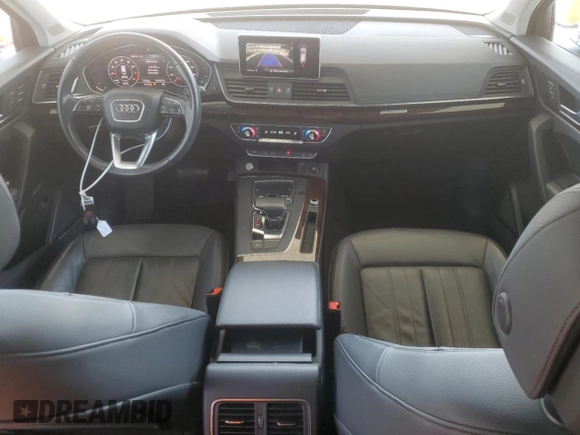 2018 Audi Q5 Premium Plus with VIN WA1BNAFY0J2153930, listed as a Copart auction lot 61966275 with 75,720 mi miles and Salvage title. Bid and sale history available at DreamBid. Image 8.
