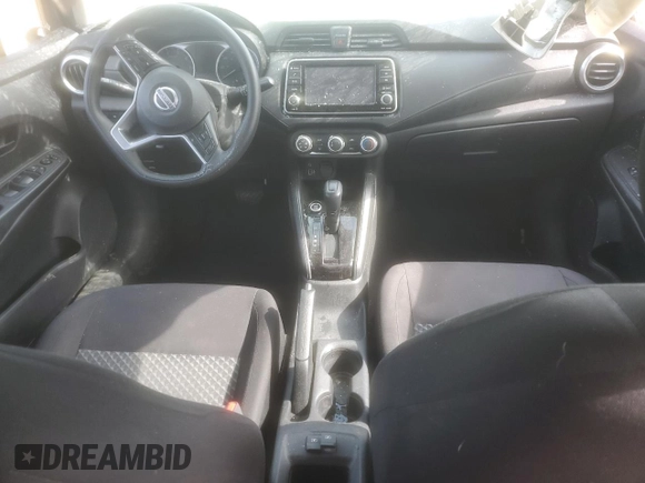 2021 Nissan Versa S with VIN 3N1CN8DV9ML907277, listed as a Copart auction lot 57128655 with Not provided miles and Salvage title. Bid and sale history available at DreamBid. Image 8.