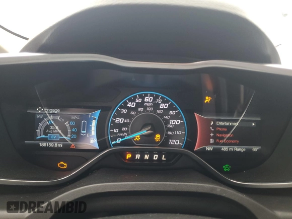2015 Ford C-Max SEL z VIN 1FADP5CUXFL100239, wystawiony jako Copart lot #54266835 z przebiegiem 186 159 mil mil oraz Szkoda całkowita • Salvage title. Historia ofert i sprzedaży dostępna na DreamBid. Obrazek 9.
