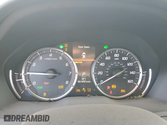 2020 Acura MDX Sport Hybrid w/Technology Pkg with VIN 5J8YD7H58LL001451, listed as a Copart auction lot 69952674 with 61,892 mi miles and Salvage Title. Bid and sale history available at carsss.com. Image 9.