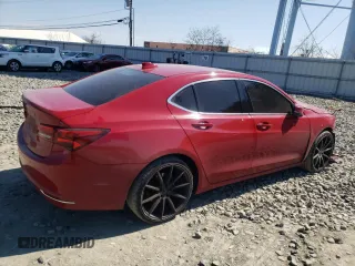 2017 Acura TLX with VIN 19UUB1F34HA006538, listed as a Copart auction lot 47828744 with 111,589 mi miles. Bid and sale history available at carsss.com. Image 3.