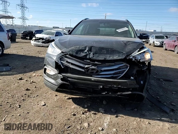 2017 Hyundai Santa Fe Sport 2.0T with VIN 5XYZU4LA6HG475228, listed as a Copart auction lot 89208255 with 121,664 mi miles and Salvage Title. Bid and sale history available at carsss.com. Image 11.