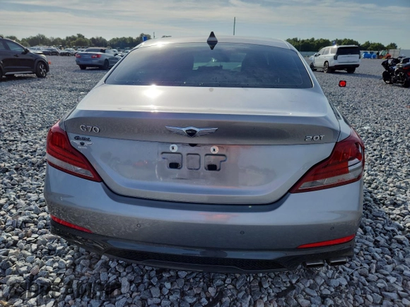 2020 Genesis G70 2.0T with VIN KMTG34LA5LU051106, listed as a Copart auction lot 60552345 with 45,427 mi miles and Non repairable. Bid and sale history available at DreamBid. Image 6.