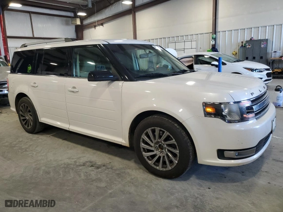 2014 Ford Flex SEL with VIN 2FMGK5C85EBD16079, listed as a Copart auction lot 46601625 with 172,964 mi miles and Salvage Title. Bid and sale history available at carsss.com. Image 4.