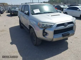 2017 Toyota 4Runner SR5 with VIN JTEBU5JR9H5437934, listed as a IAAI auction lot 41755278 with 258,371 mi miles. Bid and sale history available at carsss.com. Image 1.