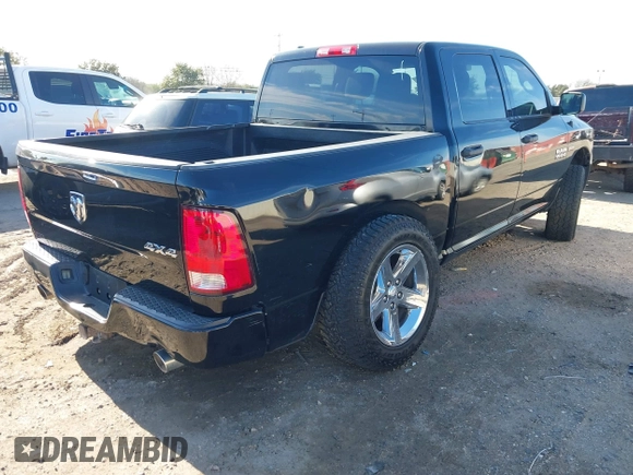 2014 Ram 1500 Express with VIN 1C6RR7KT4ES232374, listed as a IAAI auction lot 41232694 with 187,608 mi miles. Bid and sale history available at carsss.com. Image 4.