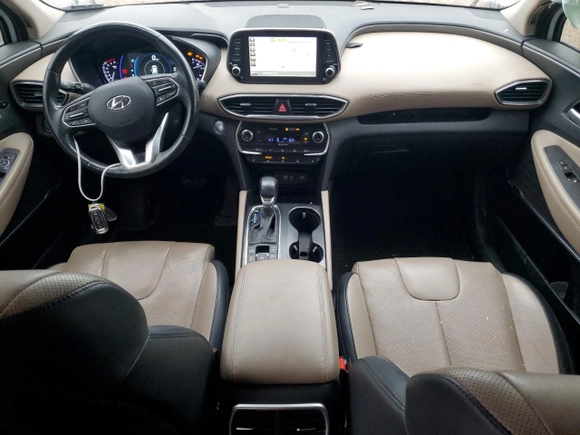 2019 Hyundai Santa Fe Ultimate with VIN 5NMS5CAA4KH019382, listed as a Copart auction lot 44592955 with 120,797 mi miles and Salvage Title. Bid and sale history available at carsss.com. Image 8.
