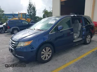 2016 Honda Odyssey EX-L with VIN 5FNRL5H60GB064815, listed as a IAAI auction lot 38644382 with 84,499 mi miles. Bid and sale history available at carsss.com. Image 2.