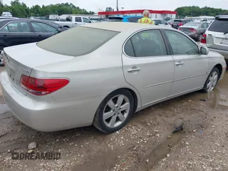 2005 Lexus ES 350 z VIN JTHBA30G555057758, wystawiony jako IAAI lot #42387540 z przebiegiem 280 048 mil mil oraz . Historia ofert i sprzedaży dostępna na DreamBid. Obrazek 4.