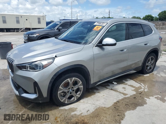 2024 BMW X1 xDrive28i with VIN WBX73EF07R5007427, listed as a Copart auction lot 64377815 with 25,783 mi miles and Clean title. Bid and sale history available at DreamBid. Image 1.