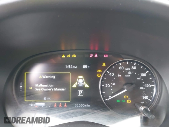 2021 Nissan Kicks SV with VIN 3N1CP5CV2ML515624, listed as a IAAI auction lot 41924838 with 33,060 mi miles and . Bid and sale history available at DreamBid. Image 7.