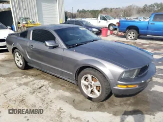 2007 Ford Mustang Deluxe with VIN 1ZVFT80N875296360, listed as a Copart auction lot 42640795 with 245,254 mi miles and Salvage Title. Bid and sale history available at carsss.com. Image 4.