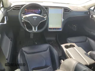 2015 Tesla Model S 85D with VIN 5YJSA1S2XFF092318, listed as a Copart auction lot 52026615 with 78,729 mi miles and Salvage Title. Bid and sale history available at carsss.com. Image 8.