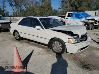2000 Acura RL with VIN JH4KA9657YC002897, listed as a Copart auction lot 46105305 with 0 mi miles and Salvage Title. Bid and sale history available at carsss.com. Image 4.