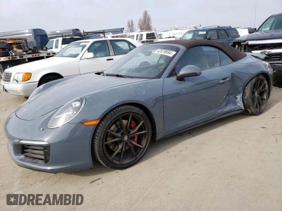 2017 Porsche 911 Carrera S with VIN WP0CB2A95HS154753, listed as a Copart auction lot 42679694 with 87,573 mi miles. Bid and sale history available at carsss.com. Image 1.