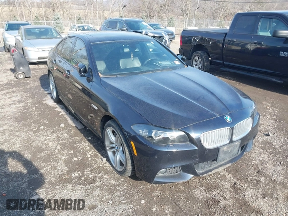 2013 BMW 5 Series 550i xDrive with VIN WBAFU9C52DDY70807, listed as a IAAI auction lot 41663855 with 92,009 mi miles and . Bid and sale history available at carsss.com. Image 1.
