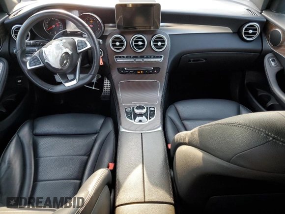 2019 Mercedes-Benz GLC 300 with VIN WDC0G4JB4KV165942, listed as a Copart auction lot 65281185 with 115,340 mi miles and Salvage title. Bid and sale history available at DreamBid. Image 8.