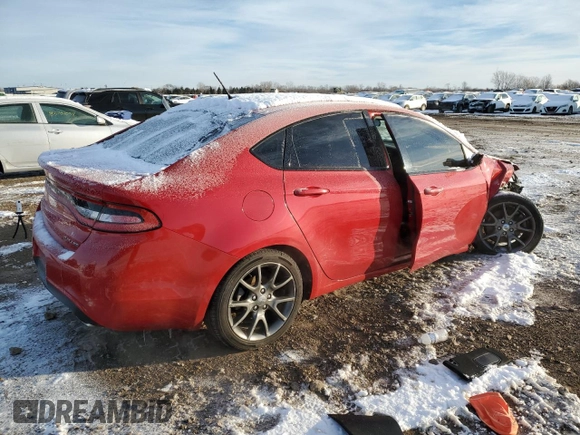 2013 Dodge Dart Rallye with VIN 1C3CDFBA3DD219385, listed as a Copart auction lot 85819184 with 119,343 mi miles and Salvage Title. Bid and sale history available at carsss.com. Image 3.