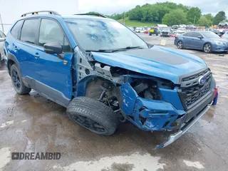 2022 Subaru Forester Wilderness with VIN JF2SKAMC2NH436971, listed as a IAAI auction lot 42318663 with 41,615 mi miles and . Bid and sale history available at DreamBid. Image 1.