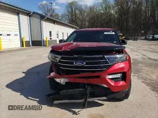 2020 Ford Explorer XLT with VIN 1FMSK8DH3LGB02241, listed as a Copart auction lot 53352625 with 36,009 mi miles and Salvage Title. Bid and sale history available at carsss.com. Image 14.