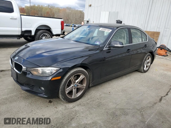 2015 BMW 3 Series 328i xDrive with VIN WBA3B5G5XFNS12693, listed as a Copart auction lot 53300755 with 171,504 mi miles and Salvage Title. Bid and sale history available at carsss.com. Image 1.