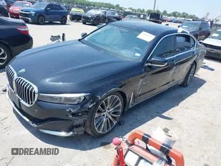 2021 BMW 7 Series 750i xDrive with VIN WBA7U2C05MCF83437, listed as a IAAI auction lot 42403572 with Not provided miles and . Bid and sale history available at DreamBid. Image 18.