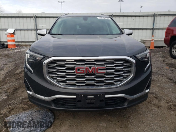 2019 GMC Terrain Denali with VIN 3GKALXEX1KL390529, listed as a Copart auction lot 45210115 with 124,497 mi miles and Salvage Title. Bid and sale history available at carsss.com. Image 5.