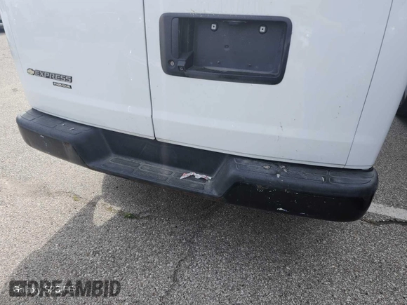 2016 Chevrolet Express Cargo Van with VIN 1GCWGAFF3G1170946, listed as a IAAI auction lot 42139935 with 86,141 mi miles. Bid and sale history available at carsss.com. Image 1.