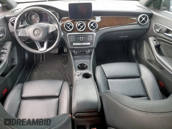 2018 Mercedes-Benz CLA 250 with VIN WDDSJ4GB3JN651024, listed as a Copart auction lot 58586585 with 111,293 mi miles and Salvage title. Bid and sale history available at DreamBid. Image 8.