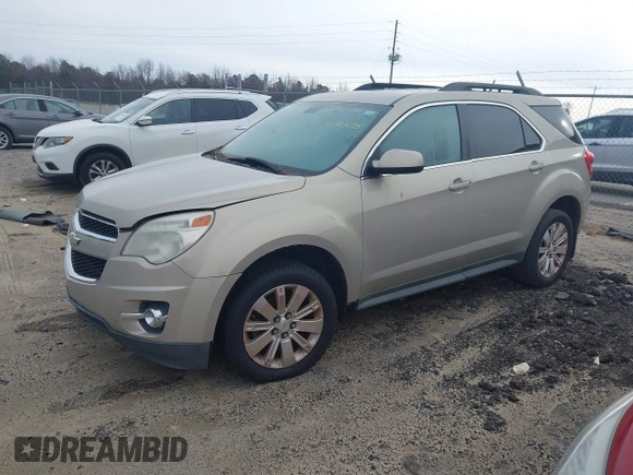 2010 Chevrolet Equinox LT w/2LT with VIN 2CNFLPEY3A6266688, listed as a IAAI auction lot 41753175 with 200,573 mi miles. Bid and sale history available at carsss.com. Image 2.